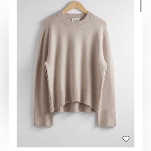 & Other Stories Boxy Cashmere-Blend Sweater